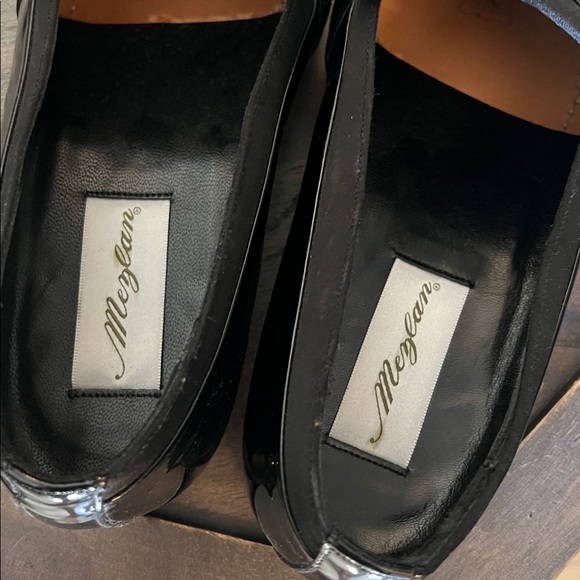 🛑 1 hour sale. Mezlan, men’s size 9, Mirage Black Patent Tuxedo Shoes, STUNNING - Picture 9 of 9